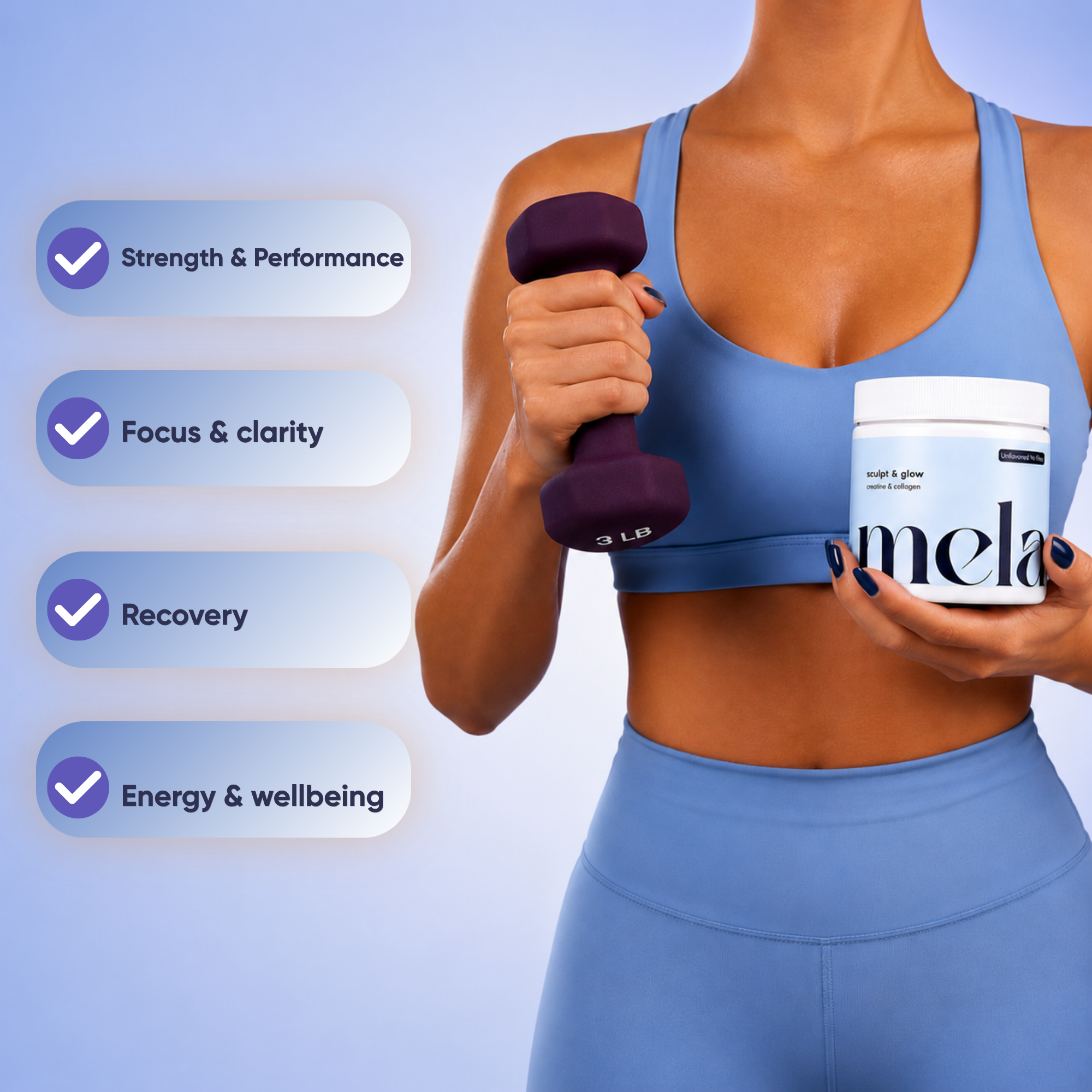 Sculpt and Glow - Creatine + Collagen